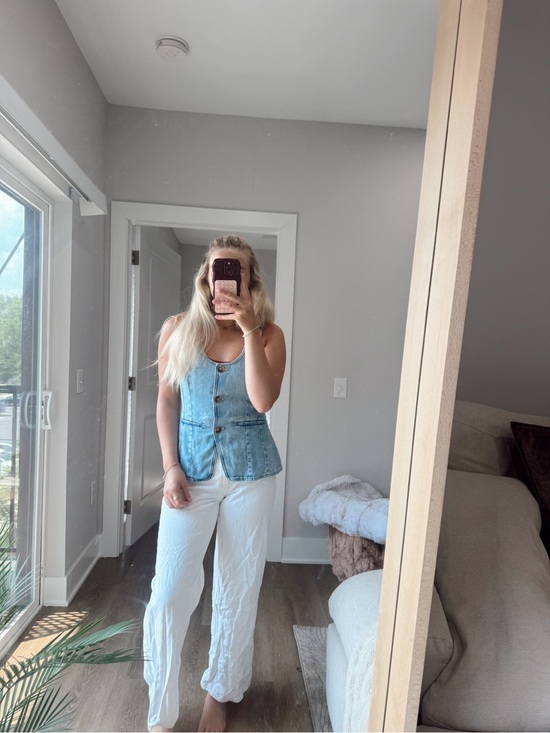 Madewell Denim - MADEWELL denim vest top 4 NWT